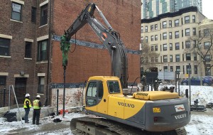 Ductile Iron Piles Used At Peterborough Street Apartments
