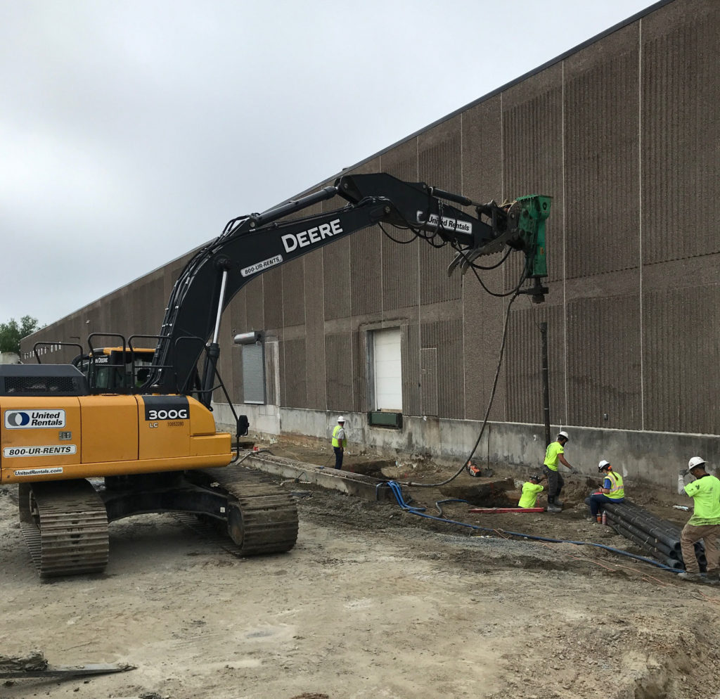 Ductile Iron Piles project installation